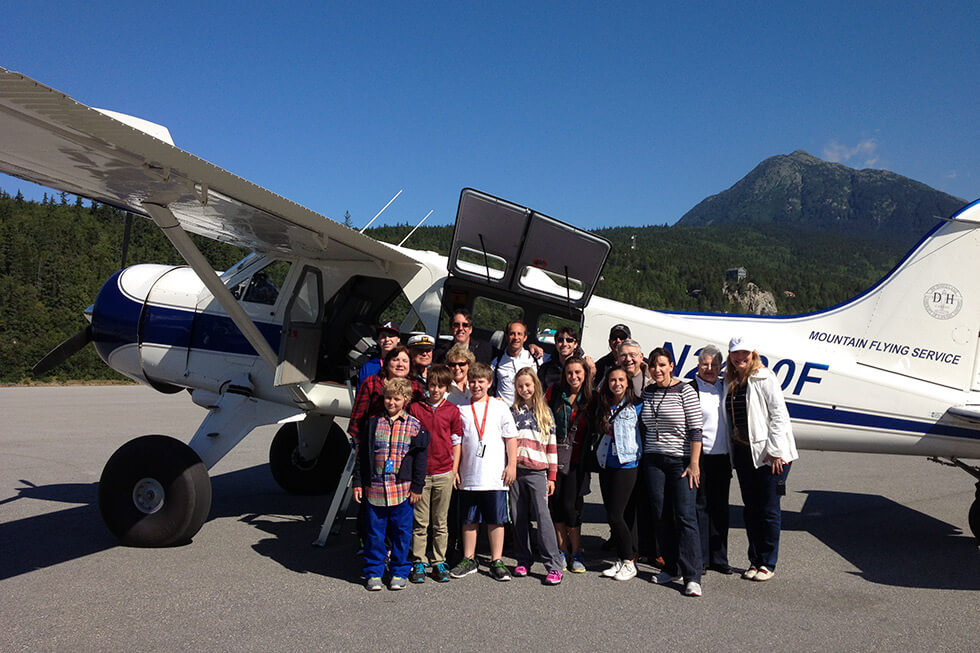 Flightseeing group tours.